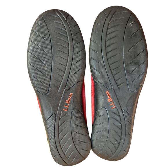 L.L. Bean Red Suede Lifestyle Sneakers for Walking, Light Hiking - size 10 - Picture 10 of 15